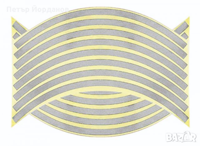 Кантове за джанти светлоотразителни за мотоциклет автомобил АТВ SUV, снимка 12 - Аксесоари и консумативи - 30183066