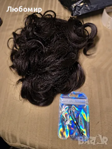 Sofeiyan удължаване на конска опашка 28 cm Claw Clip in Ponytail Hair Extensions Къси къдрави вълн33, снимка 2 - Аксесоари за коса - 49799943