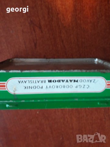 Стара ламаринена  кутия Matador, снимка 3 - Антикварни и старинни предмети - 31232153