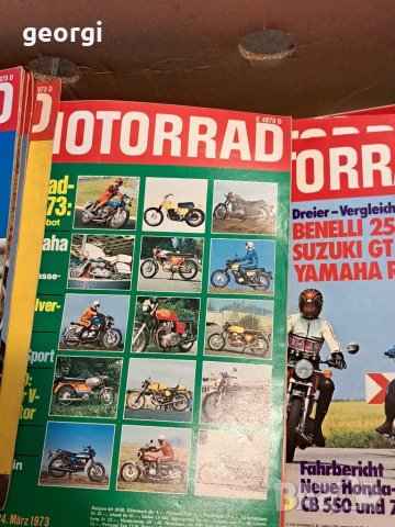 ретро немско списание за мотори Motorrad , снимка 3 - Колекции - 48265765