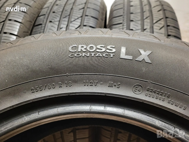 255/60/18 Continental CrossContact, снимка 8 - Гуми и джанти - 54048827