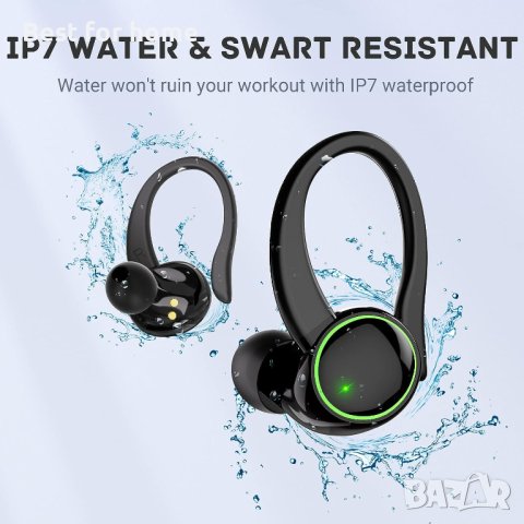 Безжични слушалки, AOTONOK C16  Bluetooth 5.3 слушалки,стерео,LED сензорни,IP7 водоустойчиви, снимка 2 - Bluetooth слушалки - 42460035