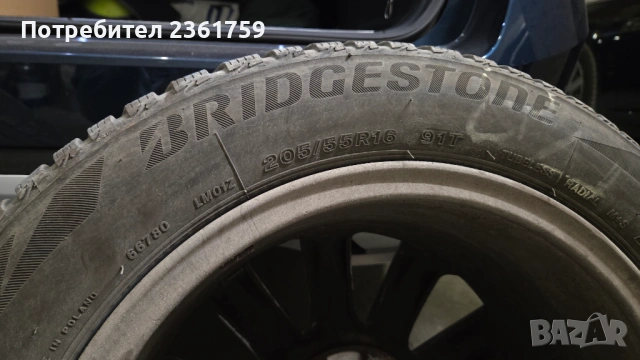 Джанти със зимни гуми, снимка 2 - Гуми и джанти - 54349947