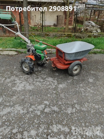 Мотоблок с количка , снимка 7 - Градинска техника - 54071698