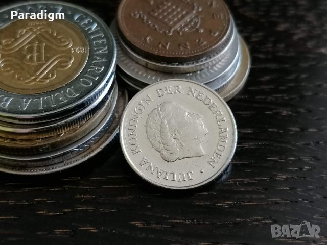 Монета - Холандия - 25 цента | 1972г., снимка 2 - Нумизматика и бонистика - 34259463