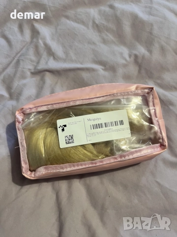 613 руса перука тип боб, човешка коса, 13x4 HD, прозрачна дантела отпред, 25 см, снимка 7 - Аксесоари за коса - 51934620