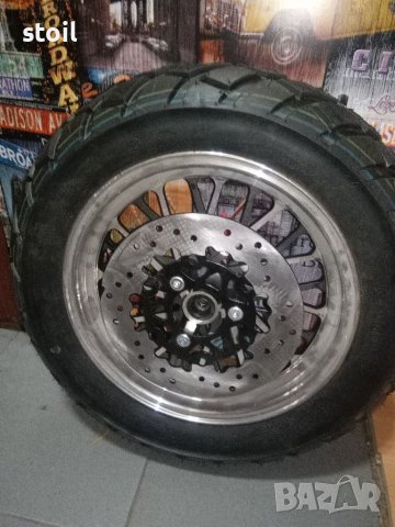 Джанта за ел.скутер 12ц, снимка 2 - Мотоциклети и мототехника - 36886888