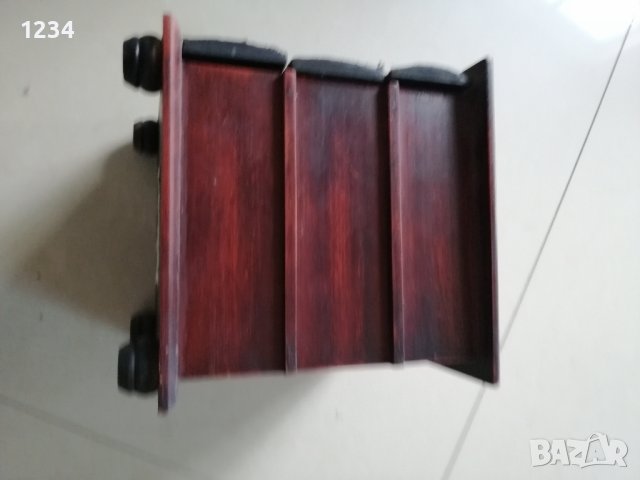 Дървена кутия 18 х 18 h 19.5 см. , снимка 4 - Други стоки за дома - 39058571