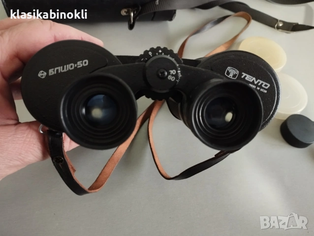 ТОП Съветски Бинокъл БПЦ 10 х 50 --TENTO--MADE IN СССР, снимка 2 - Екипировка - 52233145