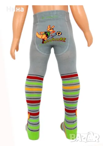 Бебе чорапогащи със забавни апликации , снимка 9 - Бебешки чорапи - 48150465