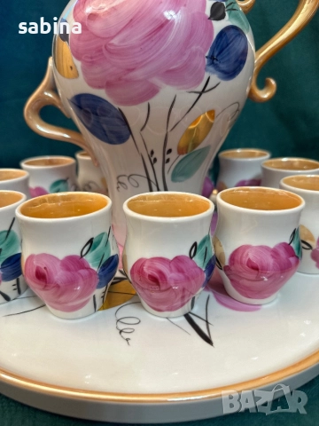 Рядък лимитиран руски/съветски сервиз на Дулево, снимка 5 - Антикварни и старинни предмети - 51750008