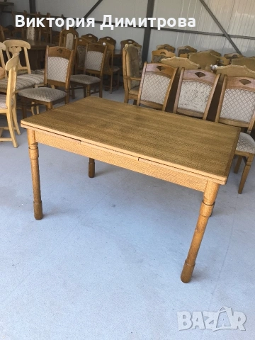 Разтегателна трапезна маса (01-247), снимка 12 - Маси - 54315205