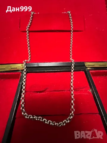 Чудесен сребърен ланец плетка Gucci