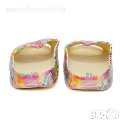 Дамски чехли цветен принт 36/41, снимка 3 - Джапанки - 40316201