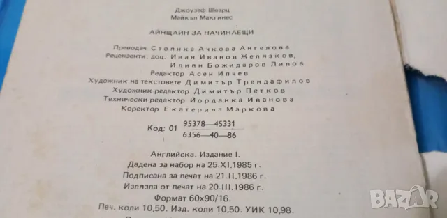 Айнщайн за начинаещи - Джоузеф Шварц, снимка 9 - Художествена литература - 48300093