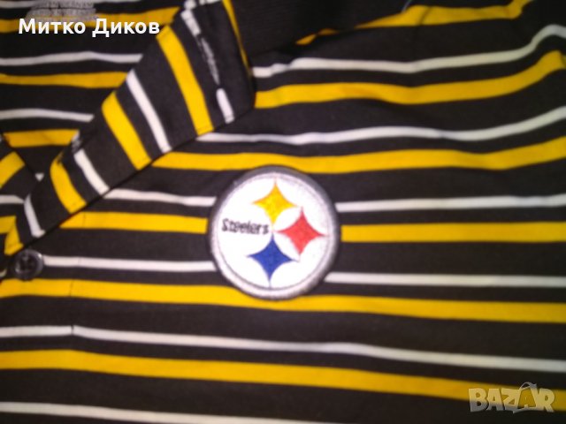 Pittsburgh Steelers NFL тениска Majestic размер L, снимка 3 - Спортна екипировка - 29402406
