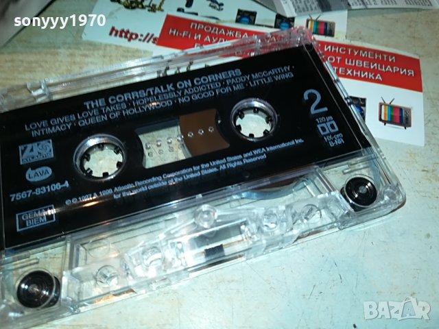 THE CORRS/TALK ON CORNERS 2008222014, снимка 18 - Аудио касети - 37752303