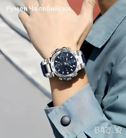 Спортен Водоустойчив Часовник , снимка 4 - Мъжки - 52359688
