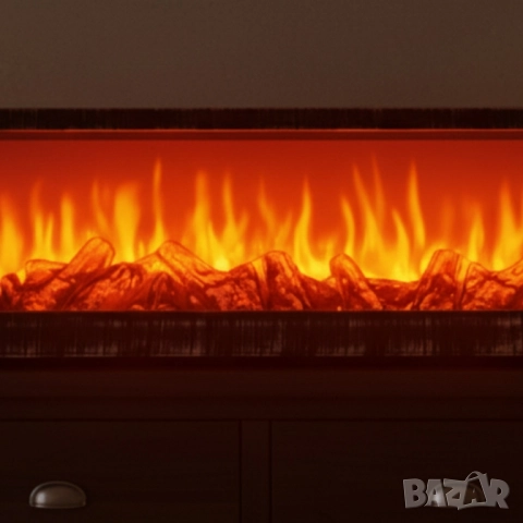 Изкуствена LED камина 24'' – уют и пламък без дим и поддръжка, снимка 3 - Лед осветление - 51923949