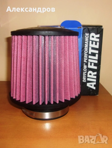 Спортен филтър AEM (USA), сух филтър, отвор 90мм, нов, промо цена!