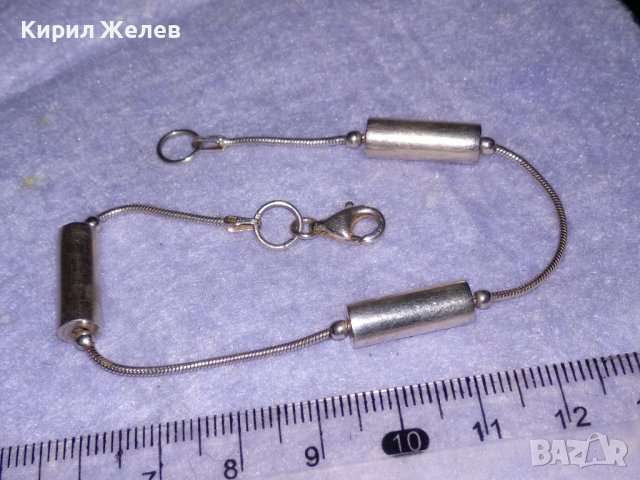 ДИЗАЙНЕРСКА СРЕБЪРНА АРТ ГРИВНА СРЕБРО 925 ИТАЛИЯ СТИЛЕН КРАСИВ МОДЕЛ ПОДХОДЯЩ и за ГЛЕЗЕН 35812, снимка 13 - Гривни - 39521776