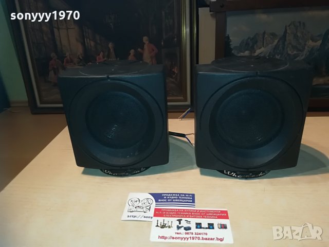 wharfedale 2бр тонколони-15х15х13см-внос англия, снимка 2 - Тонколони - 29397115