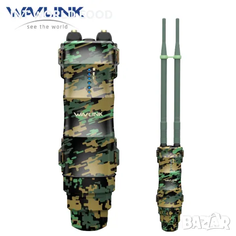 WAVLINK AC1200 двулентов външен рутер Wi-Fi удължител с активен/пасивен PoE, снимка 2 - Рутери - 50322983