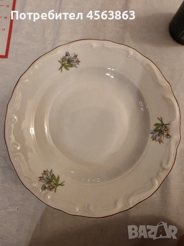 Порцеланови чинии - дълбоки, снимка 2 - Чинии - 51580844