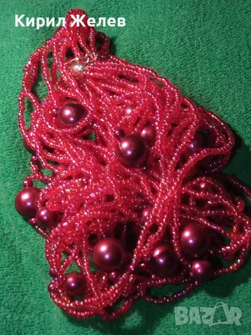 ЕФЕКТНА МЪНИСТЕНА ВИНТИДЖ АРТ СТИЛ ОГЪРЛИЦА НАКИТ УКРАШЕНИЕ 15371, снимка 11 - Колиета, медальони, синджири - 47219259