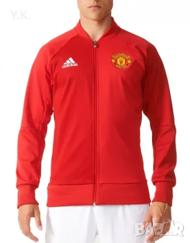 Оригинално мъжко горнище Adidas x F.C. Manchester United / Season 16-17, снимка 5 - Спортни дрехи, екипи - 47808912