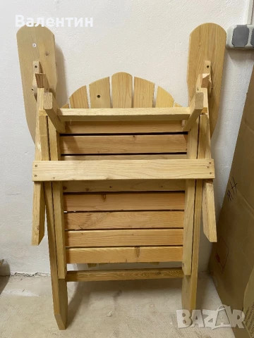 Сгъваем градински стол Адирондак , снимка 9 - Столове - 50829742