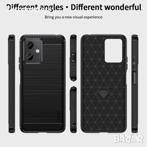 Xiaomi Redmi Note 12 5G / Poco X5 5G MOFI Carbon Fiber Калъф и Протектор, снимка 7 - Калъфи, кейсове - 53233770