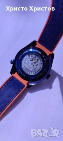 Мъжки механичен луксозен часовник Omega Seamaster Planet Ocean BIG BLUE , снимка 11 - Мъжки - 36610489