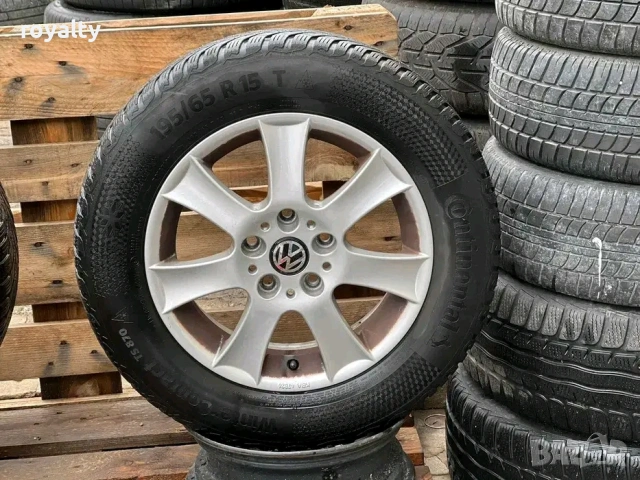 5х112 15 VW Golf 5 Bora Caddy Jetta Touran Vento 5x112 ЕТ 45 J 6, снимка 4 - Аксесоари и консумативи - 53222819