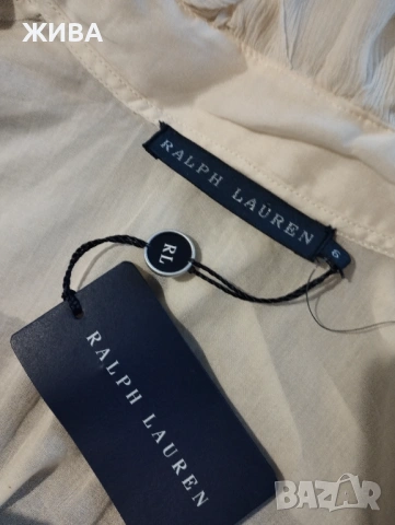 RALPH LAUREN  дамска блуза цвят"слонова кост", снимка 2 - Ризи - 54012588
