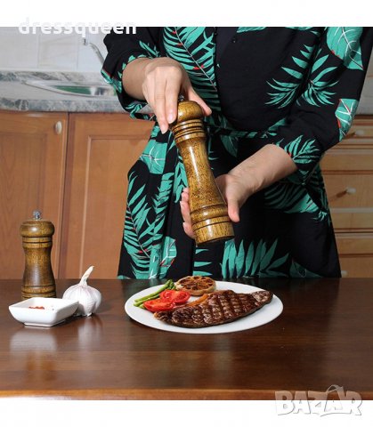 2845 Класическа дървена мелничка за черен пипер, снимка 7 - Аксесоари за кухня - 34268492