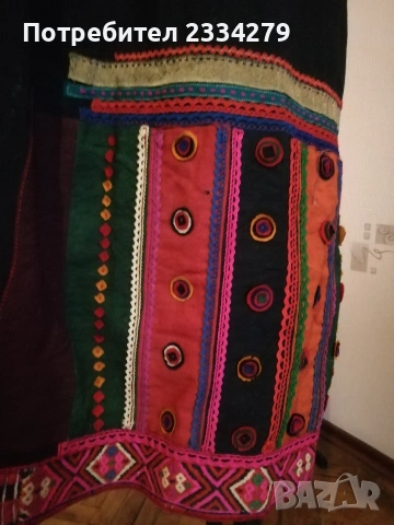 Стара тракийска женска носия ,,Увалиски" сукман, риза, престилка. , снимка 11 - Антикварни и старинни предмети - 53235922