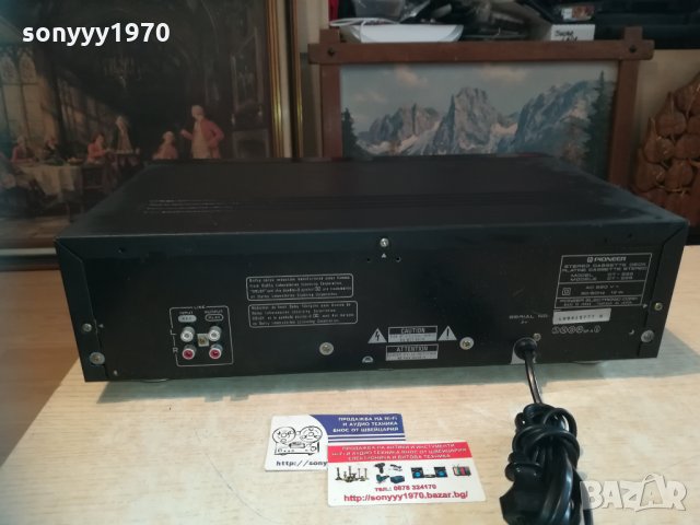 pioneer ct-229 deck made in japan-sweden 0511201703, снимка 16 - Декове - 30687195