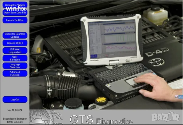 Toyota TechStream дилърска диагностика за Toyota