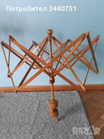 Уред за развиване и навиване на "чиле прежда" 