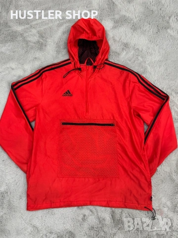 Мъжки анорак ADIDAS. Размер L, снимка 2 - Спортни дрехи, екипи - 53955410