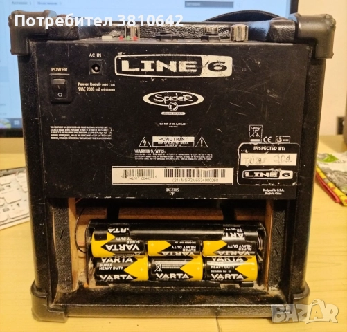 Line 6 Micro Spider – 6.5" китарен усилвател на батерии, снимка 3 - Китари - 51937170
