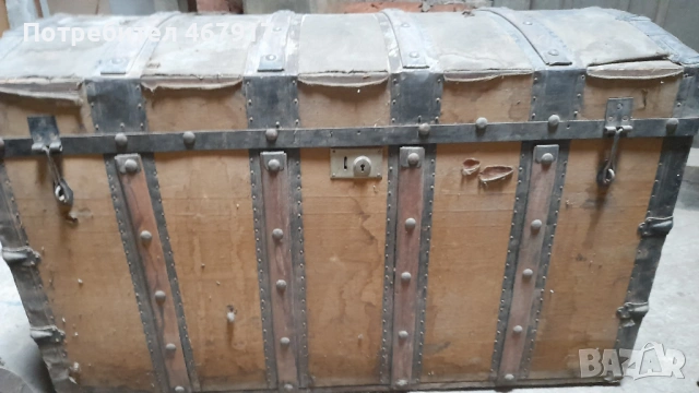 Дървен сандък 2, снимка 2 - Антикварни и старинни предмети - 54166886