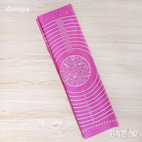 2534 Кухненска силиконова подложка за месене точене печене, 2 размера, снимка 8 - Аксесоари за кухня - 34922385