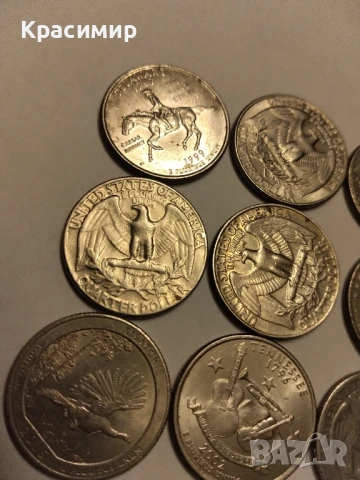 QUARTER DOLLAR 1965-2015 ., снимка 6 - Нумизматика и бонистика - 51161415