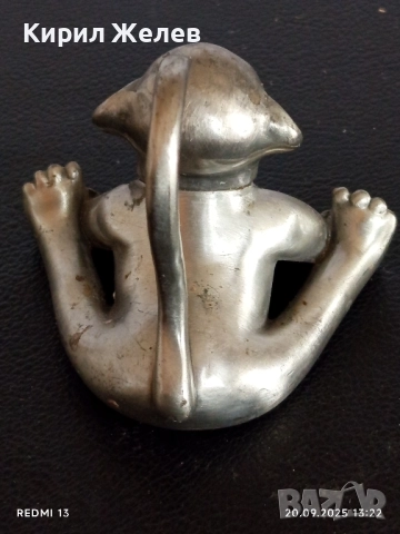 Миниатюрна поставка за пръстени МАЙМУНКА метална 51393, снимка 5 - Други - 51777320