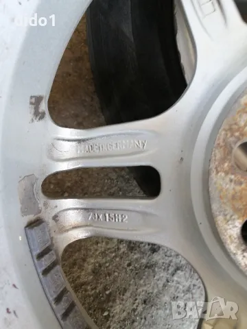 Джанти 7J15H2 4x100 4броя ИМА КАПАЦИ ЗА БОЛТОВЕТЕ, снимка 3 - Части - 49940865
