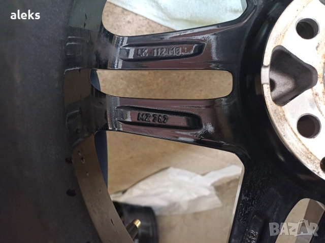 Джанти за Мерцедес 17цола нови ЕТ47 ,/7.5j , снимка 6 - Гуми и джанти - 53152682