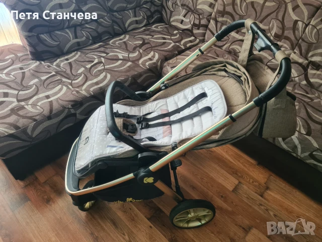 Детска количка 3 в 1 KikkaBoo Vicenza Luxury, снимка 5 - Детски колички - 51232106