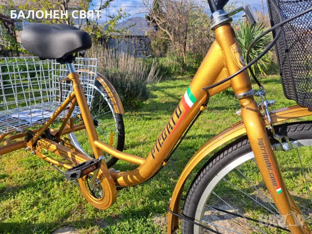 24 цолов Триколесен Велосипед Безплатна Доставка Безплатно Асемблиране, снимка 2 - Велосипеди - 49883073